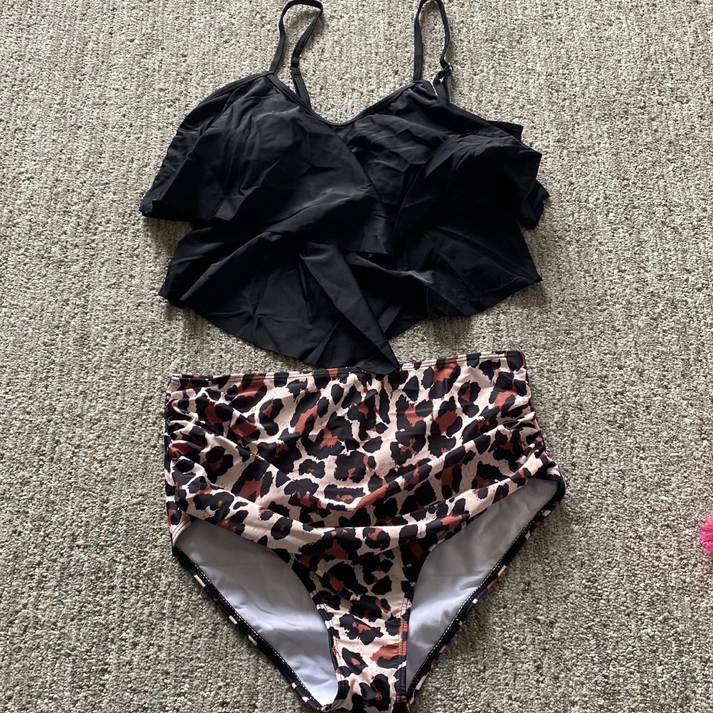 Women’s High Waisted Tankini - Picture 4 of 5